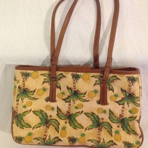 🌺Liz Claiborne Palm Tree Purse Like new
